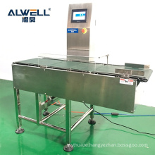 Conveyor check weighers with pusher rejector